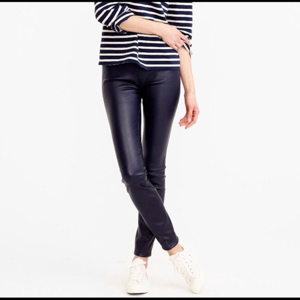 J. Crew Factory Faux Leather Gigi Pants size 0P